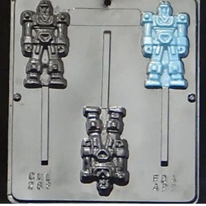 Robot Lollipop Chocolate Candy Mold 288