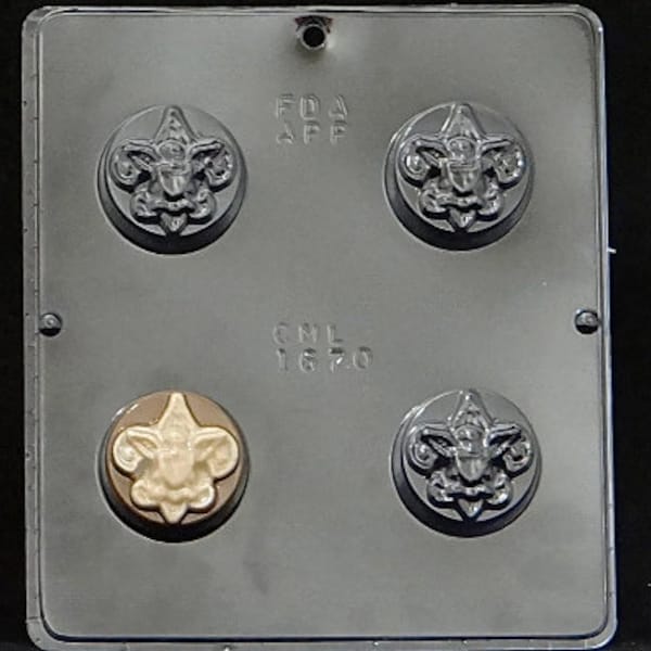 Scout Cookie Sandwich Chocolate Candy Mold 1670