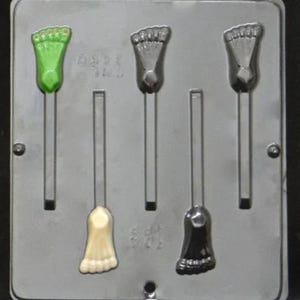Chocoladesnoepvorm voetlolly 3460
