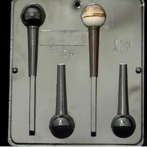 Microphone Lollipop Chocolate Candy Mold 3325
