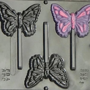 Butterfly Lollipop Chocolate Candy Mold 3371