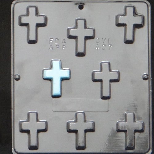 Cross Chocolate Candy Mold Religious 407 Etsy