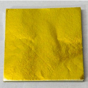 Gold Candy Foil Wrappers Confectionery Foil 125/500 count assorted sizes