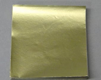 Dull Gold Candy Foil Wrappers Confectionery Foil 125 or 500 count
