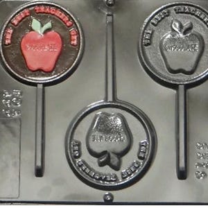 The Best Teachers Get Chocolate Lolly Chocoladesnoepvorm 3315