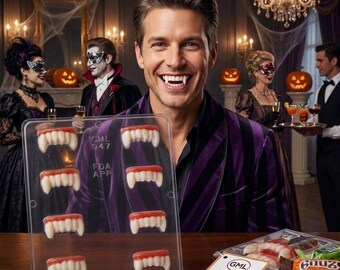 ドラキュラの吸血鬼の歯 チョコレートキャンディ型 ハロウィン 947
