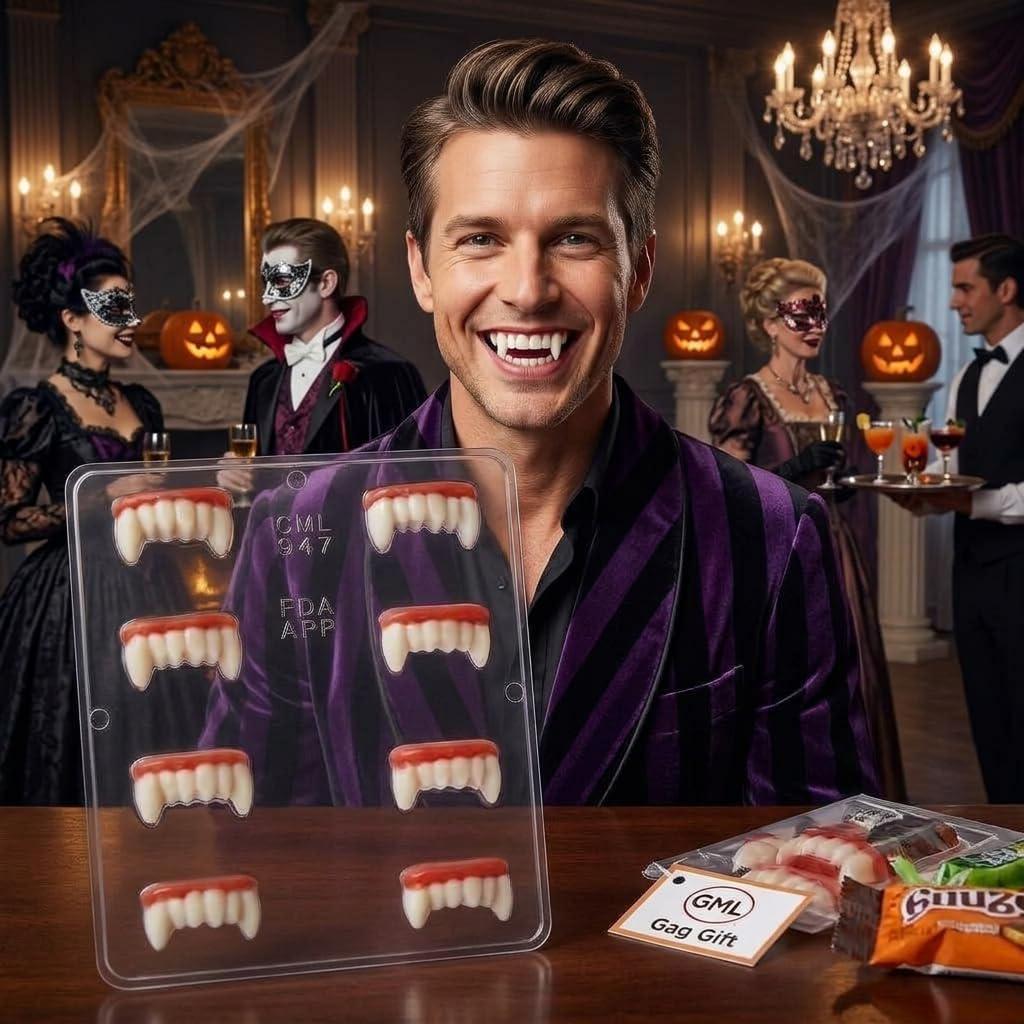 ドラキュラの吸血鬼の歯 チョコレートキャンディ型 ハロウィン 947