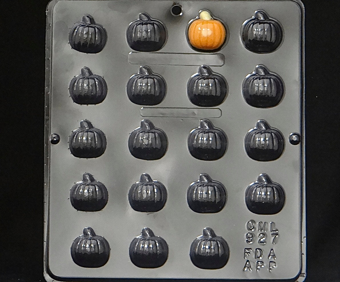 Pumpkin Bite Size Chocolate Candy Mold Halloween 927
