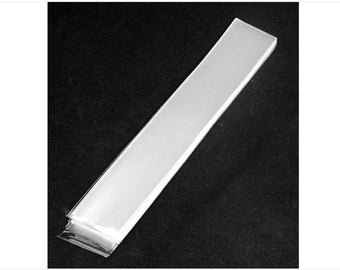 Bolsas de pretzel con forma de ventosa de 2" x 10" para usar con dulces, chocolate, pretzels y cake pops. Cantidad: 100