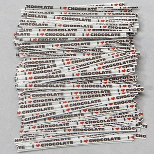 Darmowa dostawa! I (Heart) Czekoladowe krawaty Twist Ties - Różne ilości! TTP-11
