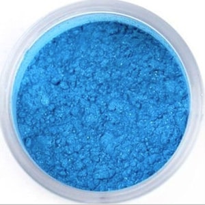 FREE SHIP! Peacock Blue - Tropical Blue Luster Dust 2 grams - Cake Decorating Dusts Gum Paste DP-17