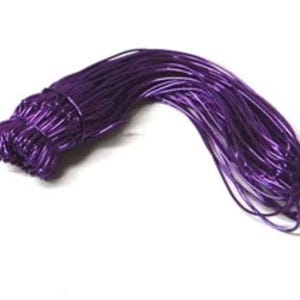 May include: A bundle of purple metallic wire, ideal for crafting and floral arrangements.