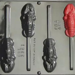 Lobster Lollipop Chocolate Candy Mold 3361