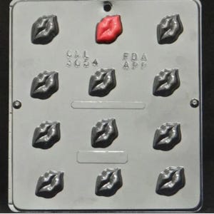Lips (Kiss) Candy Mold Valentine&#39;s Day / Wedding 3054