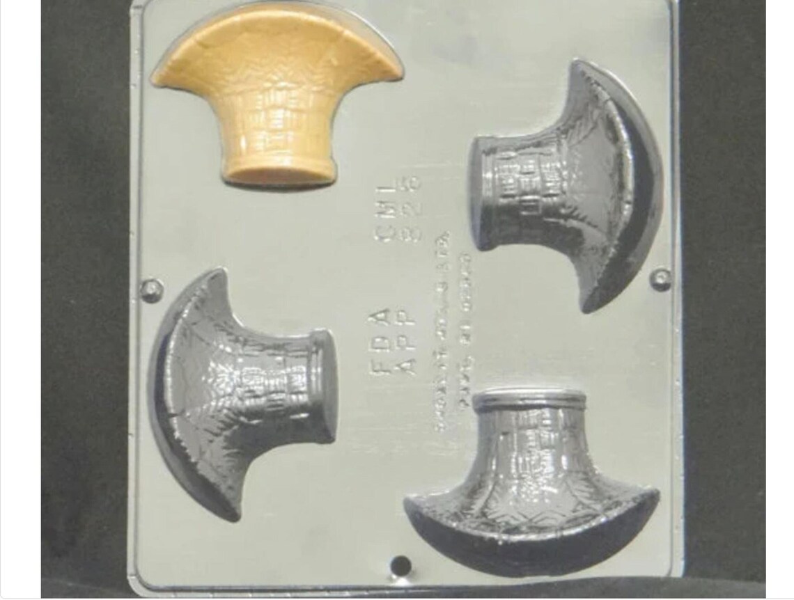 Easter Basket Assembly Chocolate Candy Mold Easter 826 - Etsy