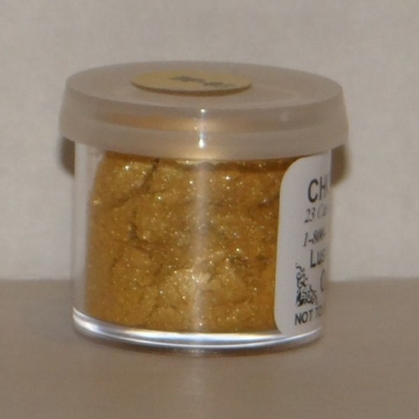 FREE SHIP! Old Gold Pharaohs Gold Luster Dust 2 grams - Cake Decorating Dusts Gum Paste DP-03