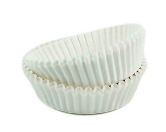 White Candy Cups Candy Making Supplies Size # 601 Use for Oreos, Peanut Butter Cups, Etc!