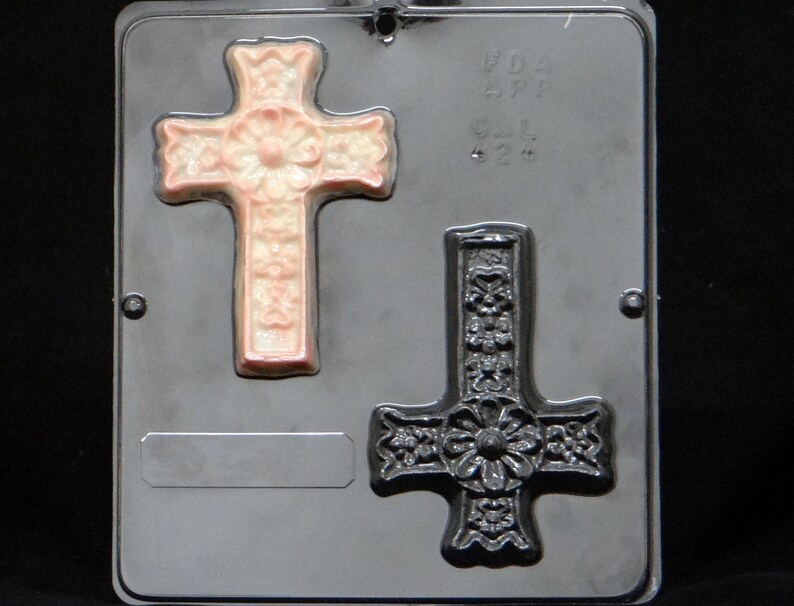 Cross Chocolate Candy Mold Religious 424 Etsy