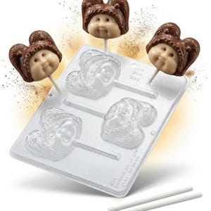 Cabbage Patch Girl Lollipop Chocolate Candy Mold 274