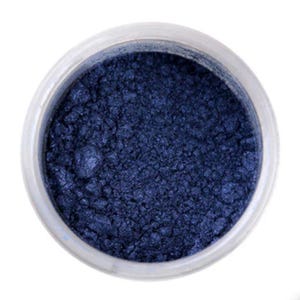 Midnight Blue Deep Blue Luster Dust 2 grams - Cake Decorating Dusts Gum Paste DP-15