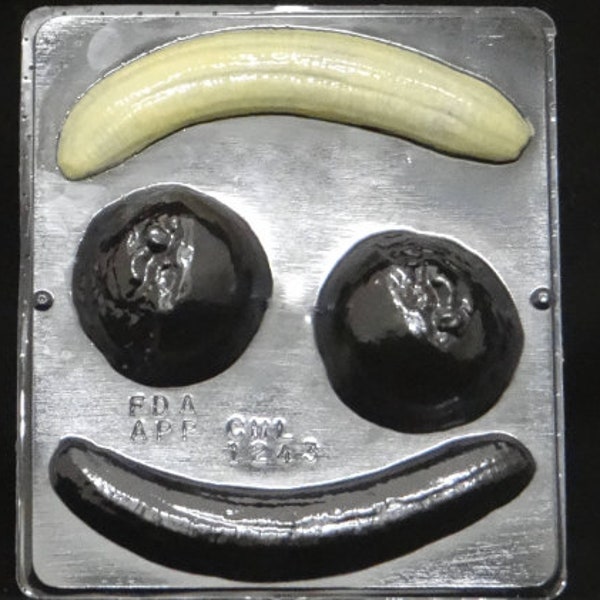 Banana Split Ice Cream Chocolate Candy Mold 1243