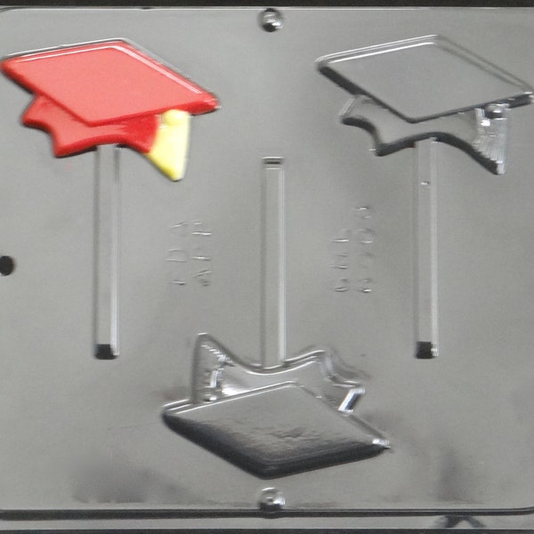 Graduation Lollipop Mold Etsy