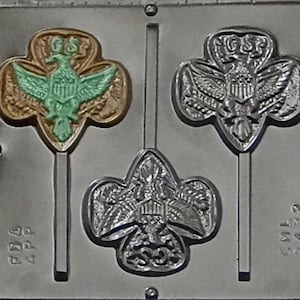 Scout Lollipop Chocolate Candy Mold 3432