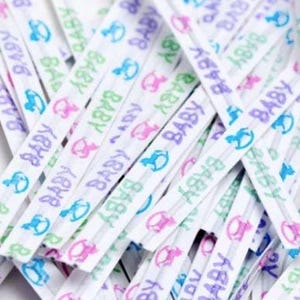 Darmowa dostawa! Baby Print Twist Ties - Różne ilości! TTP-8