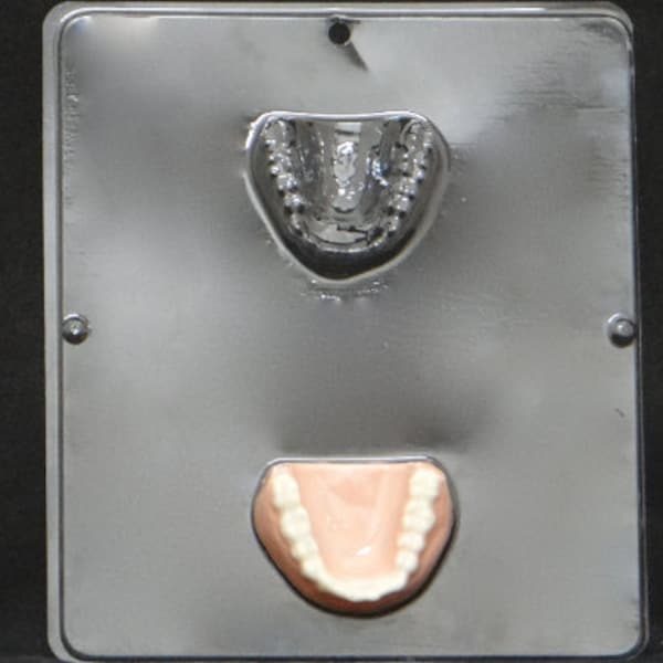 False Teeth Set Chocolate Candy Mold 1258