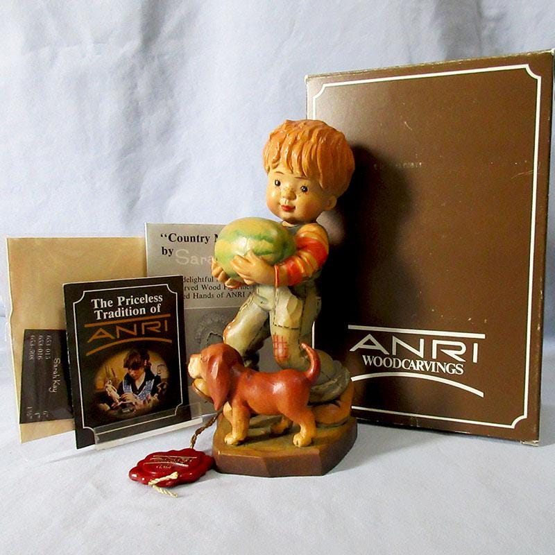 ヒッチハイカー　アンリ　ANRI　イタリア　サラケイ　高さ15ｃｍ　限定品 Limited Edition Anri - Etsy
