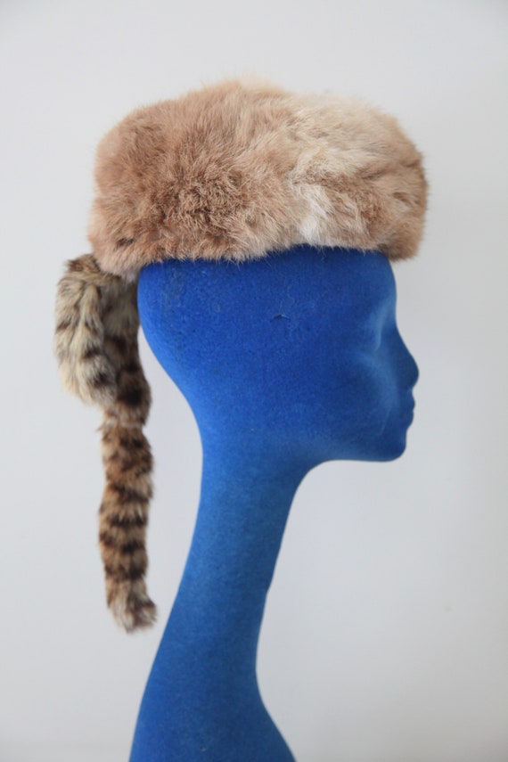 Absolutely Adorable Vintage Kid's Fur Hat-Davy Cro