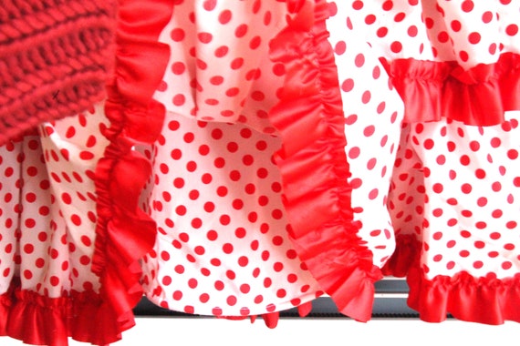 Girls Vintage Party Dress-Flamenco Style Ruffle P… - image 7