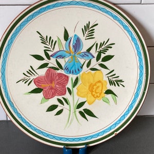 Collection of Vintage STANGL Pottery Plates-COUNTRY GARDEN-Excellent Condition