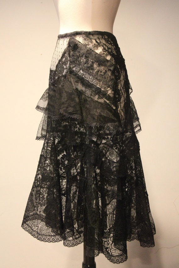 Beautiful Vintage Handmade Lace Skirt-Vintage Lace
