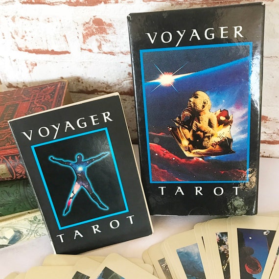 Vintage 1986 Voyager Tarot Cards Deck Set Book Astrology Etsy