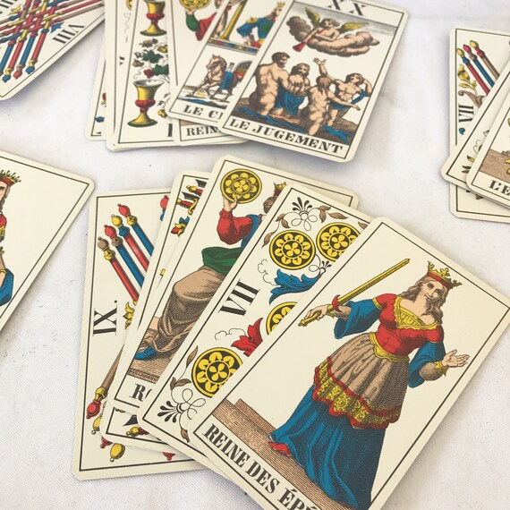 Jahrgang 1969 1jj Tarot Karten Boxed Deck Set Tarot Offenbart Buch 1 Jj Wahrsagen Anleitung Retro Vermögen Uns Spiele 1960 - 