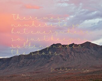 on the road jack kerouac quote inspirational shower curtain etsy