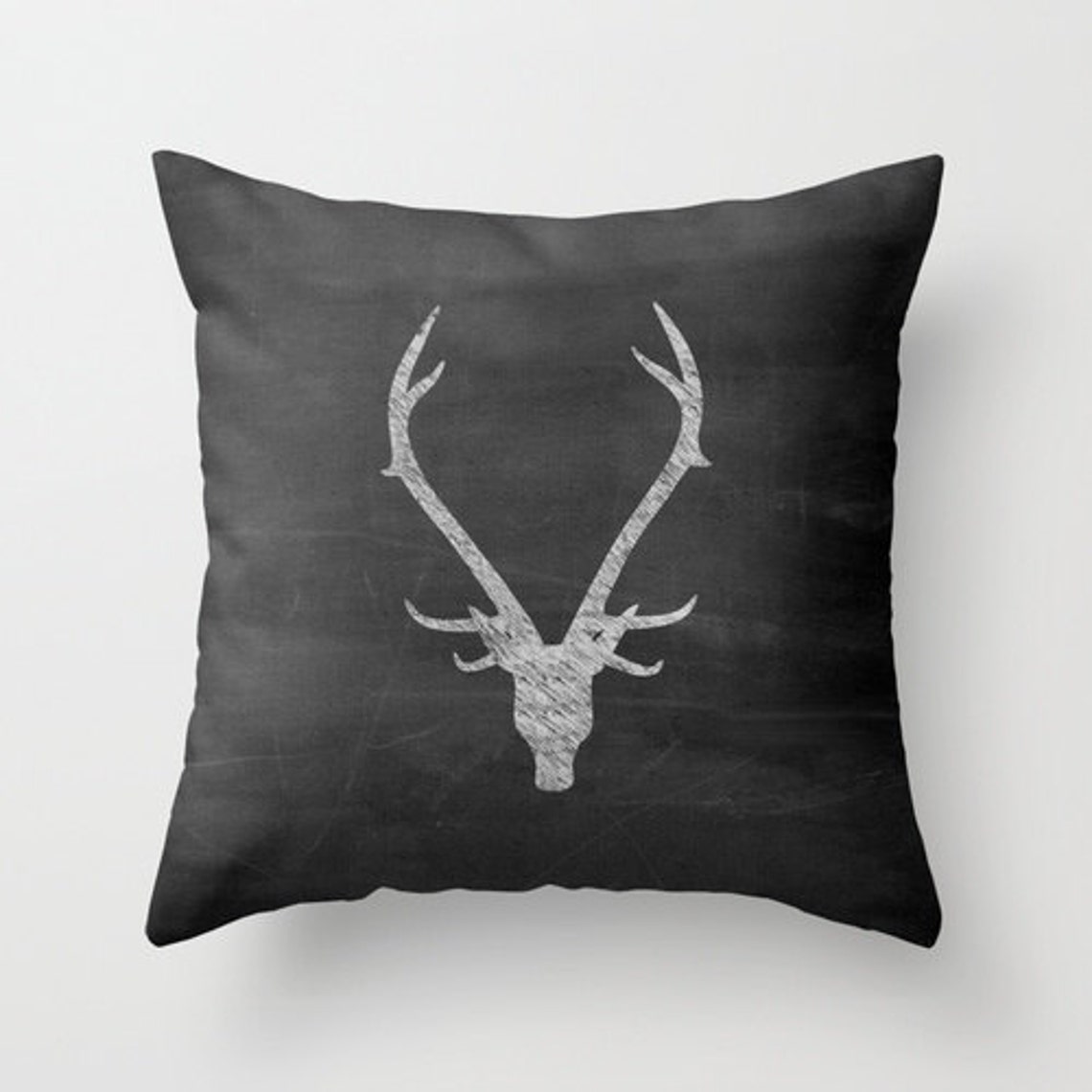 Rustic Home Decor Deer Antler Pillow Deer Antler Decor Etsy