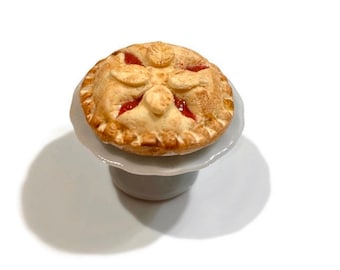 Dollhouse Miniature Cherry Pie - 12th Scale miniature Food