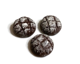 Dollhouse Miniature Dark Pumpernickel Bread - 12th scale miniature food