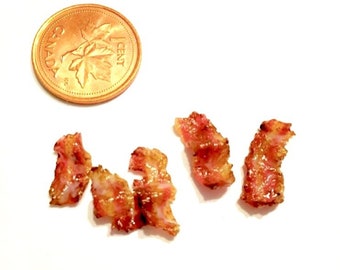 Dollhouse Miniature Bacon - 12th scale miniature food