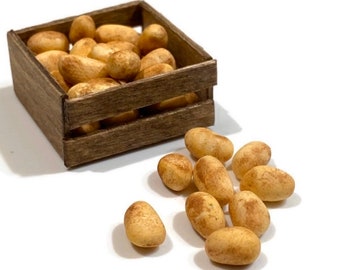 Dollhouse Miniature Potatoes - 12th scale miniature food