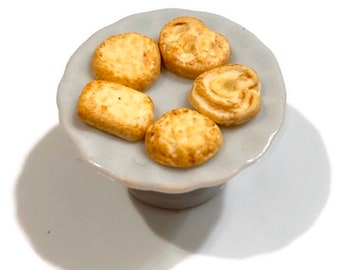 Dollhouse Miniature Danish Butter Cookies - 12th scale miniature food