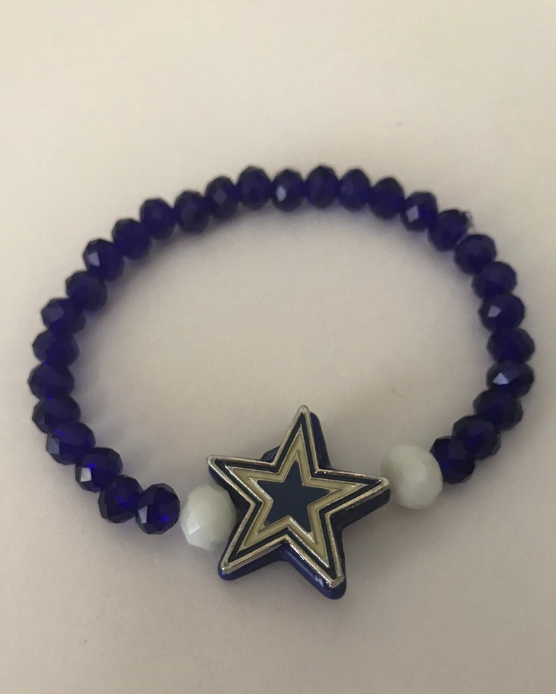 Set of 2 Little Girls /'Dallas Cowboys/' Bracelets