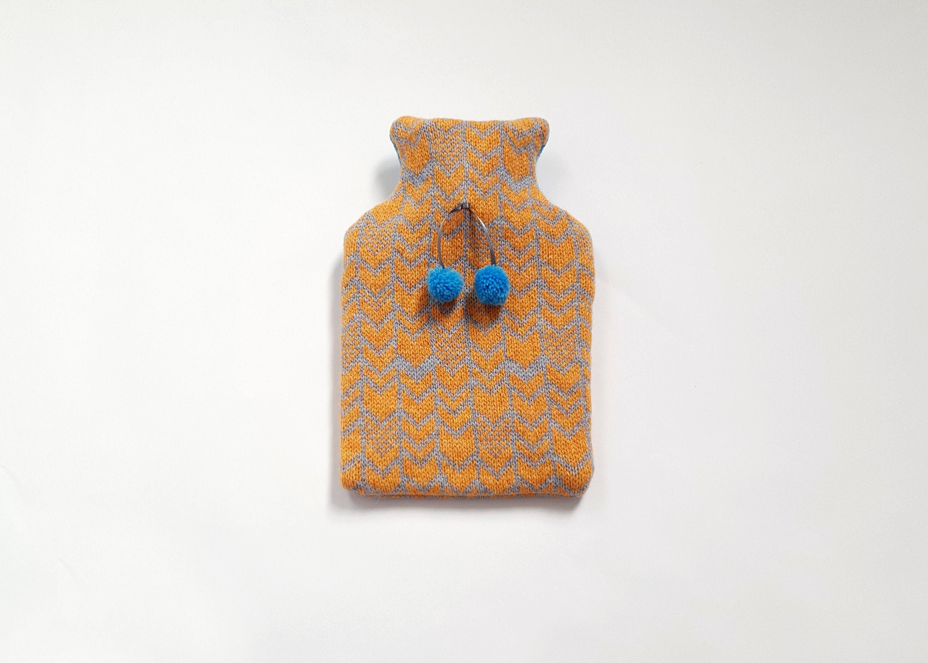 Mini Couvercle de Bouteille d'eau Chaude en Laine d'agneau avec Incluse