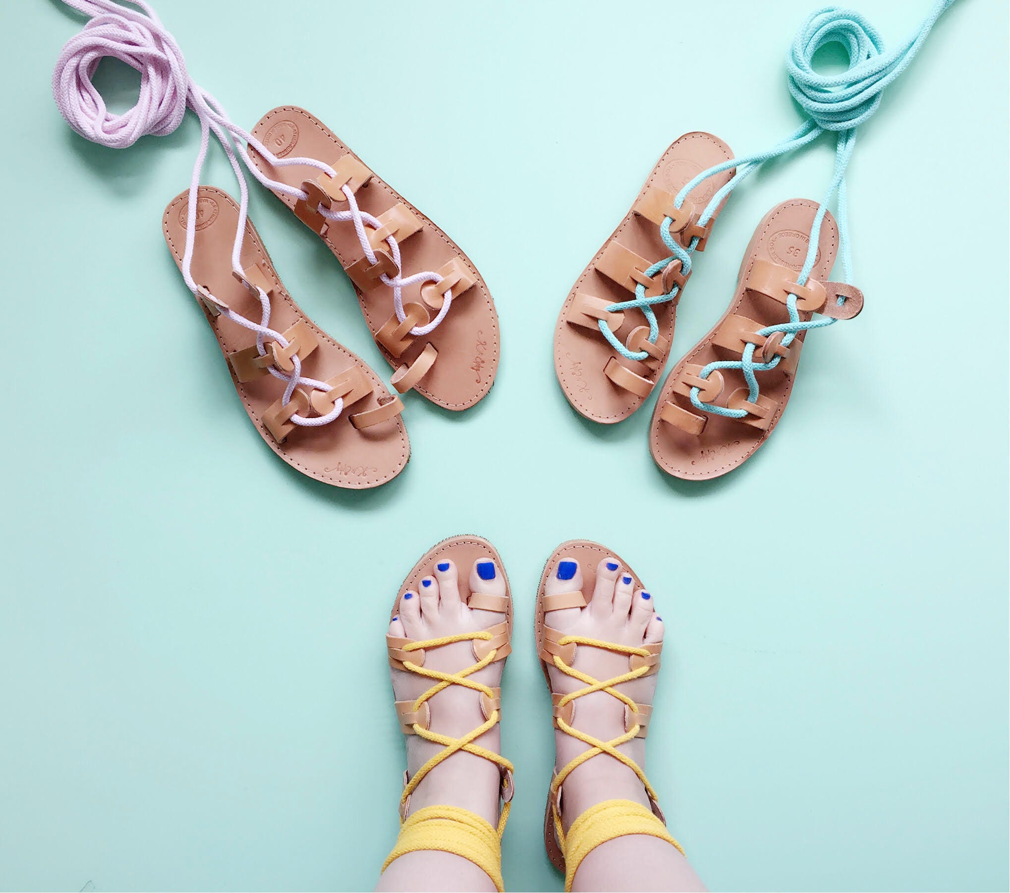 Adult Greek Summer Rope Sandals Sandals -