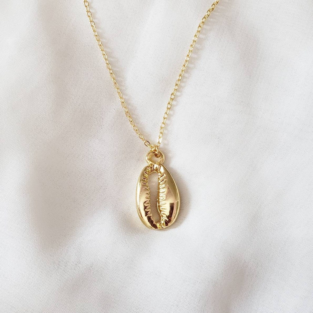 Cowrie Necklace Cowrie Shell Necklace Shell Necklace - Etsy