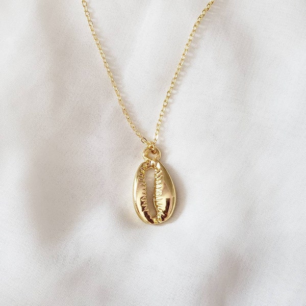 Gold Filled Cowrie Necklace main image 1
