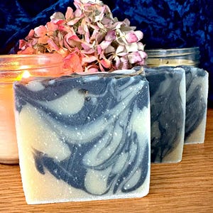 Frankincense and Myrrh Goat&#39;s Milk Soap, handmade soap, all natural, milk from our own goats, infused w/ frankincense, clean ingredients