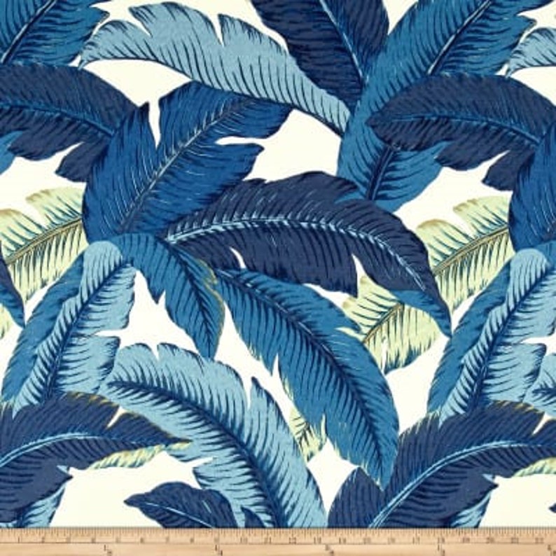 Tommy Bahama Palm Blue fabric Etsy